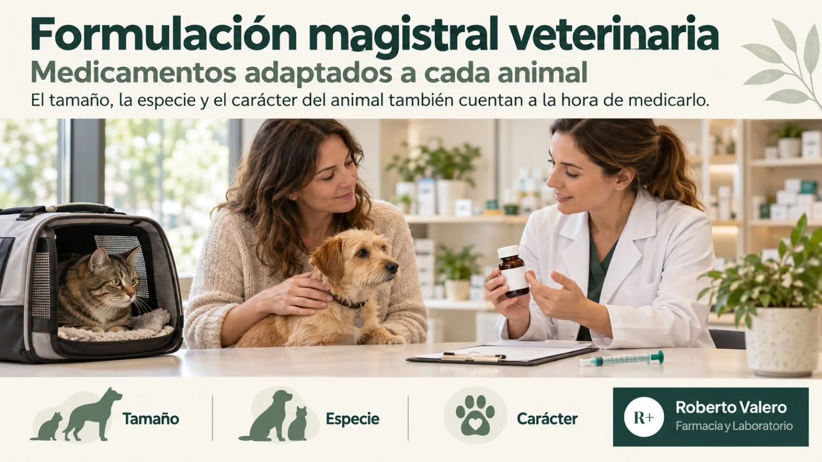 Formulación magistral veterinaria: medicamentos adaptados a cada animal